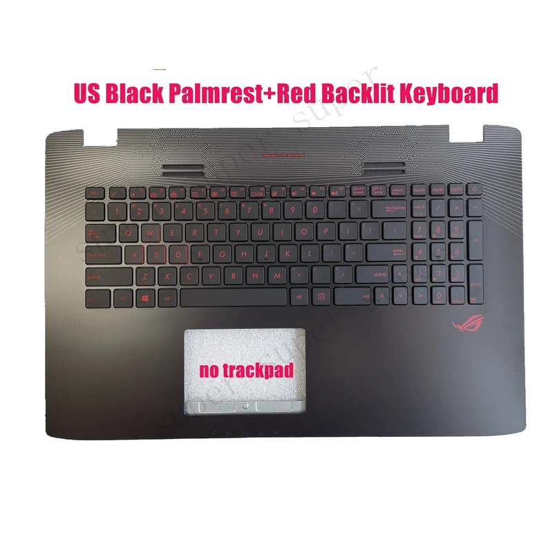 SSS+ US Palmrest backlight keyboard for Asus Rog GL752V/GL752VL/GL752VW