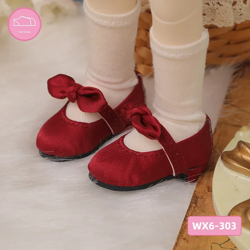 30cm Doll Shoes 1/6 BJD Doll Shoes Bow Princess Shoes (external Length 5.3x2.1cm) Doll Accessories Kids Girls Toy Gift