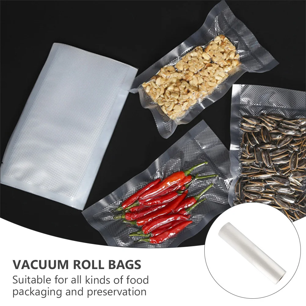 

2pcs 2 Rolls Vacuum Sealer Bags Transparent For Fridge Freezer Storage Food Preservation Bag Roll Vacuum Saver Bags Food Storage