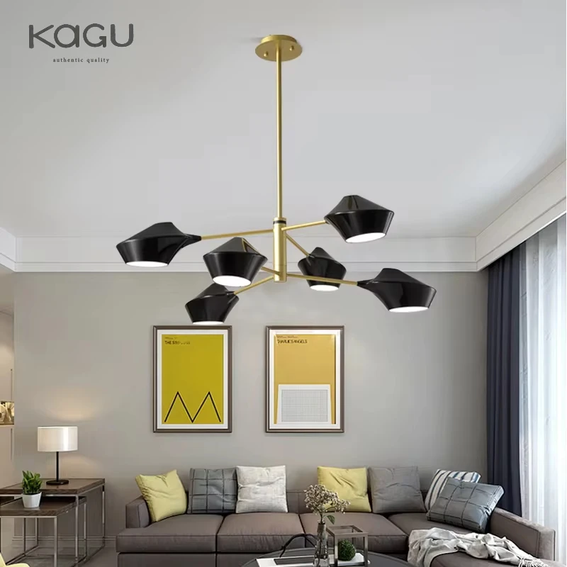 Modern Nordic Chandeliers  Simple Lighting Fixture For Living Dining Room Restaurant Hall Study Lamp