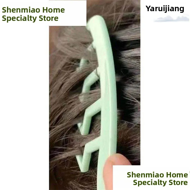 

Portable Z-Part Hair Comb Women's Long Hair Styling Brush Volumizing Hair Parting Tool Disappearing Hairline Family Use