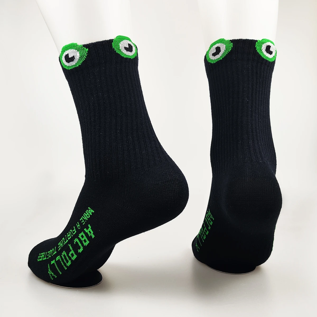 

Frog Eye ABC Letter Boho Sleep Short Socks Hip Hop School Lovely Badminton Gipsy Ankle Socks Comfy Socks Woman Special Edition