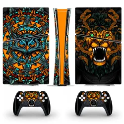 Custom Design New PS5 Slim Digital Skin Sticker Protector Decal Cover for Console Controller PS5 Slim Sticker Vinyl
