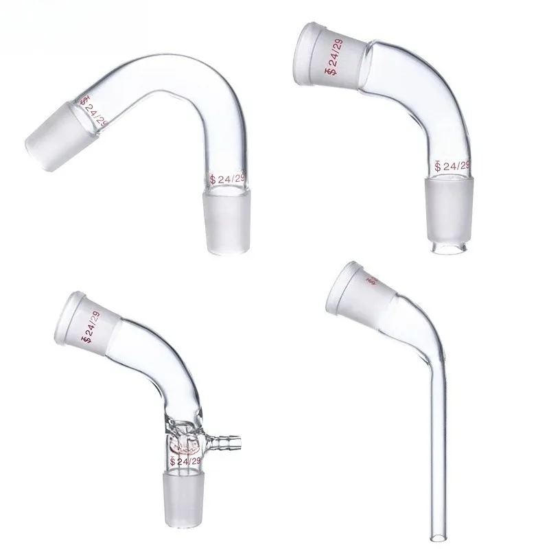 Distillation elbow Trident tube Fractionation Bend tube Receiving Extraction Vacuum tail Laboratory grinding port Glass joint