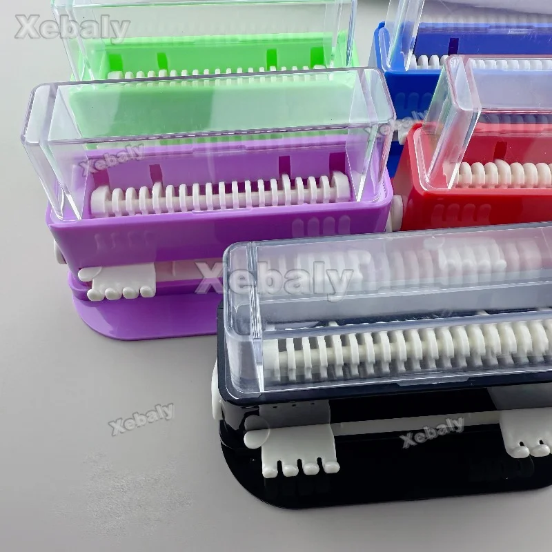 5Pcs Dental Micro Applicator Dispenser Holder Disposable Brush Tips Container Case Cotton Stick Storage Box Dentist Tools