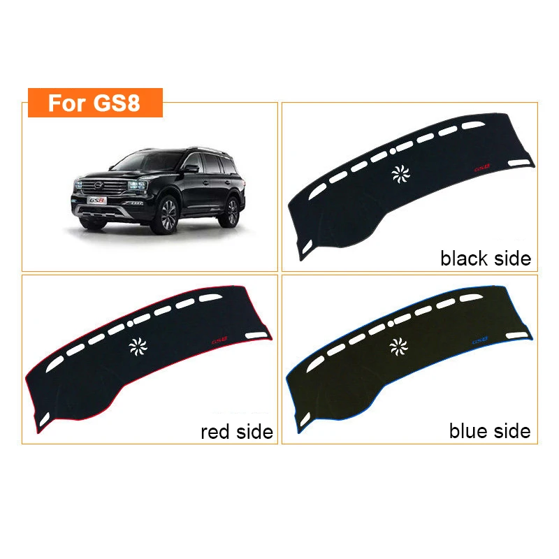 For GAC Trumpchi GS8 2017 2018 2019 2020 2021 LHD Car Dashboard Cover Anti-UV Non-slip Mat Avoid Light Pad Accessories