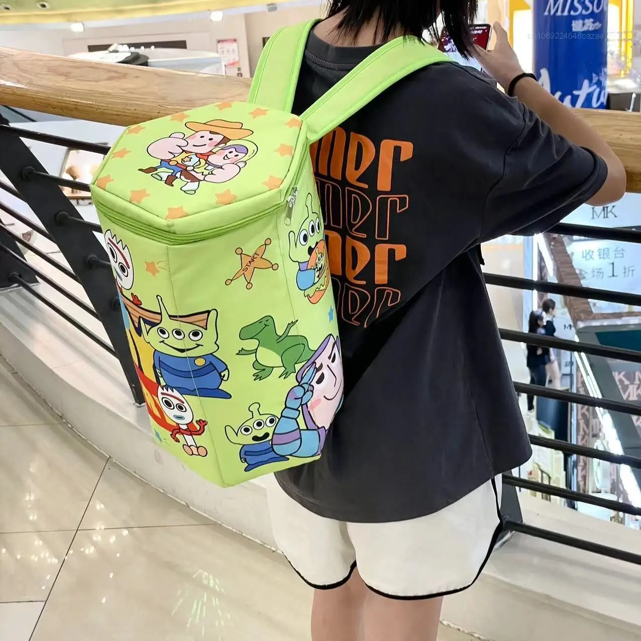 Disney New Cartoon Cute Backpack Y2k Toy Story Series borsa portaoggetti impermeabile estetica donna Design creativo Trend borse a tracolla