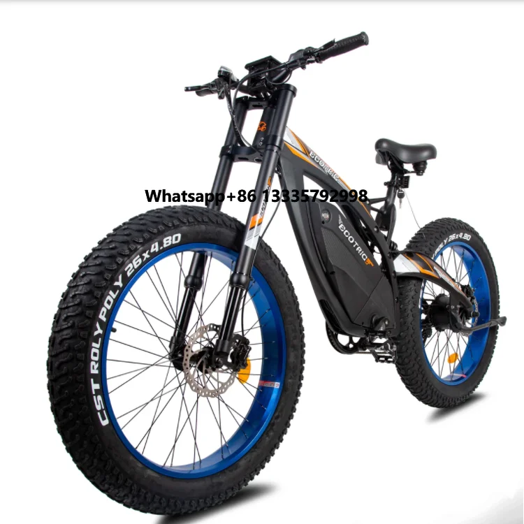 

Супермощный высокоскоростной Ebike 1500 Вт 48 В E Bike Mtb с полной подвеской Fat Bike Электрический велосипед с высоким качеством