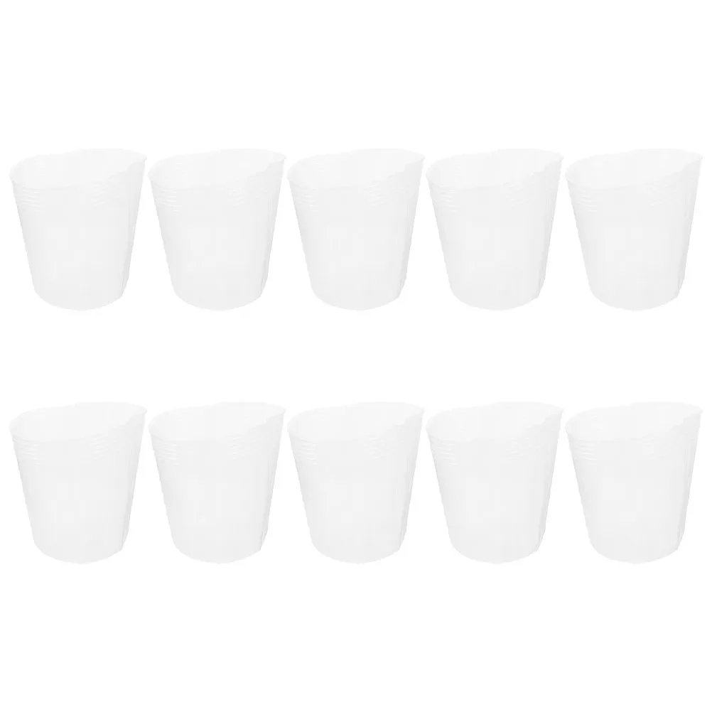 

10 Pcs Pot Lining Transparent Plastic Nursery Plant Pots Plant Pots for Gardening Nursery Lotus Planter Clear Container