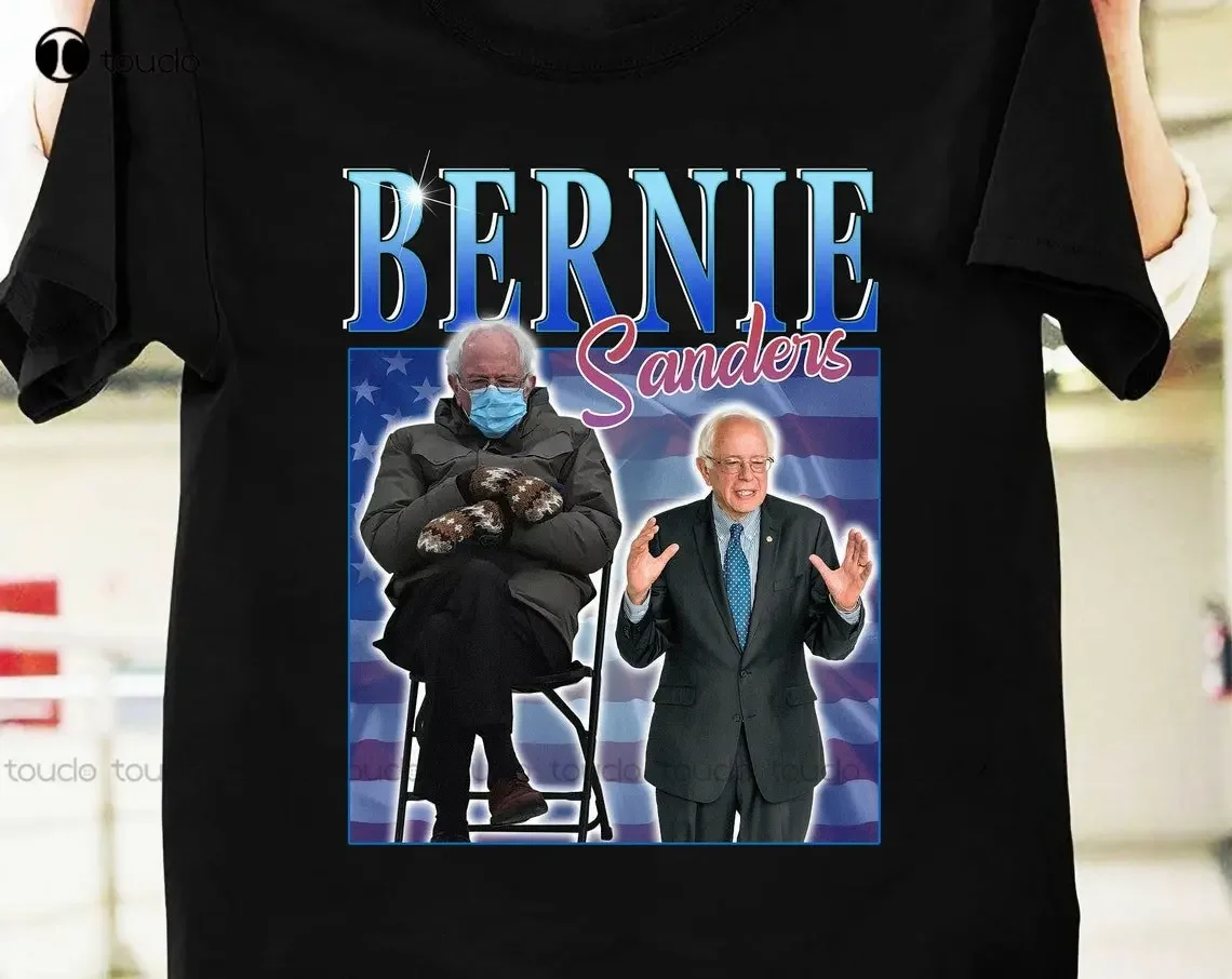 Bernard Sanders  Vintage T-Shirt Bernard Sanders Shirt Politician Shirt Bernie Mittens Shirt Xs-5Xl Custom Gift Streetwear