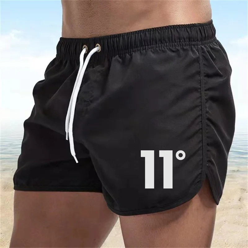 New Hot Summer Swim Trunks Sport Gym Running Shorts Male Beachwear Luxury Beach Shorts Quick Dry Mens Siwmwear Board Briefs