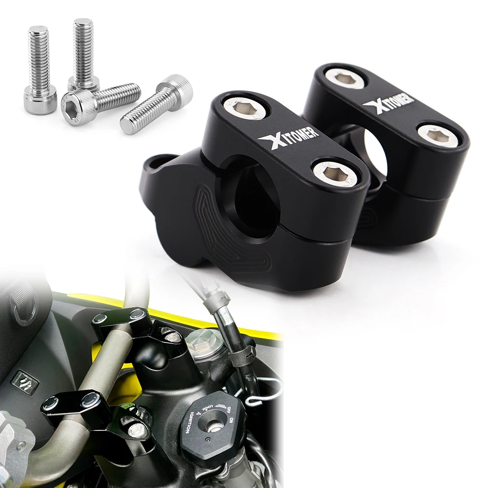 

Для мотоциклов KTM 620 LC 4, 640 LC, Moto Guzzi V7/V85T: Подъемники руля 22 мм (7/8 дюйма) для стандартного руля, с выносом назад