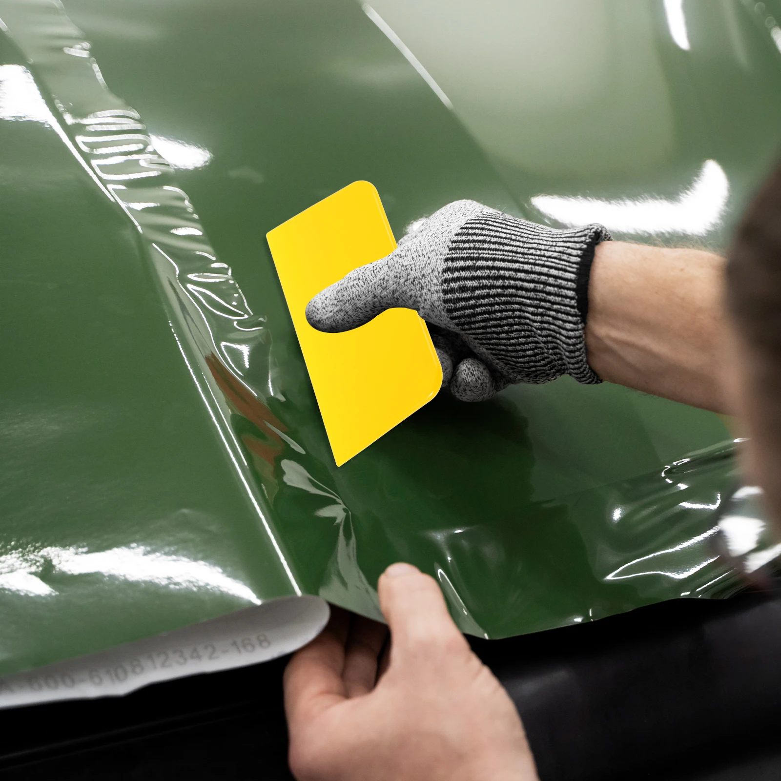 

Super Soft Scraper Body Fillers Spreaders Color Changing Film Yellow Versatile Set Car Maintenance Various Sizes Suitable Most