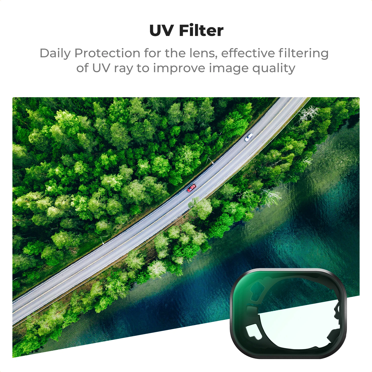 K&F CONCEPT New Camera Light Reduction Filter for DJI Mini 4 Pro Filter UV/CPL/Variable ND2-32/ND32-512 Drone Filter Accessories