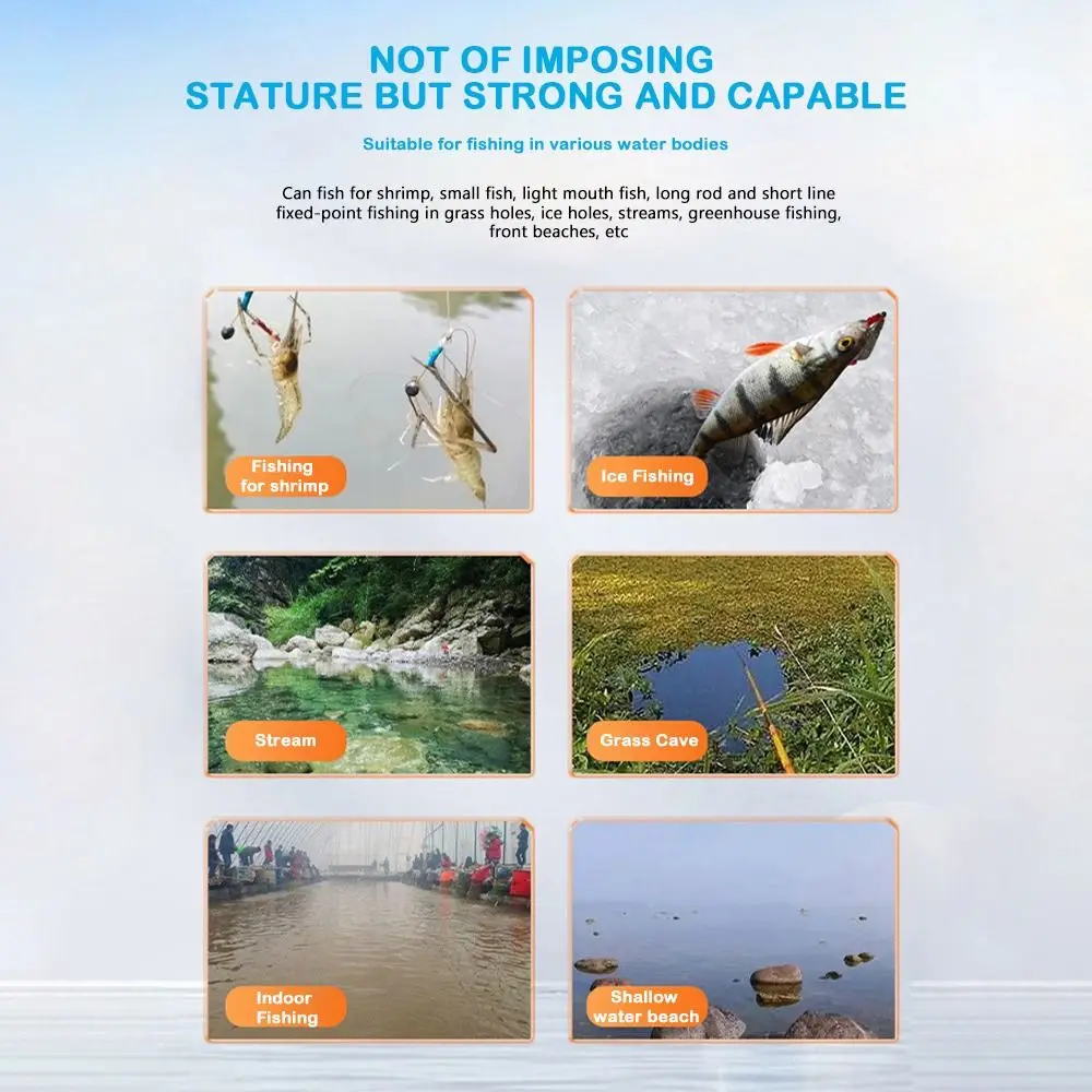 

6PCS Superfine Fishing Floats Sea Fishing Workmanship Freshwater Floaters Dual-purpose Rock Fishing Buoy Ice Fishing Accessory