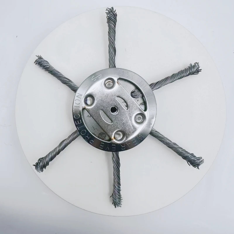 2PCS Universal 3/6 Teeth Lithium Lawn Mower Head GrassTrimmer Brushcutter Head Weed Removal Power Tool Parts forHomeGarden Tools