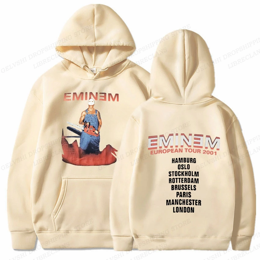 Rapper Eminem Hoodie Men Women Fashion Hoodies Kids Hip Hop Hoodies Sweatshirts Women Sweats Boy Coats Album Tracksuit Rock 2023