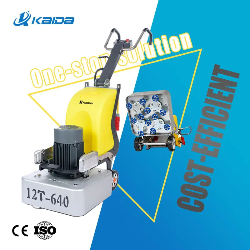 Automated Four-Disc Planetary Electric Concrete Floor Grinder And Polisher