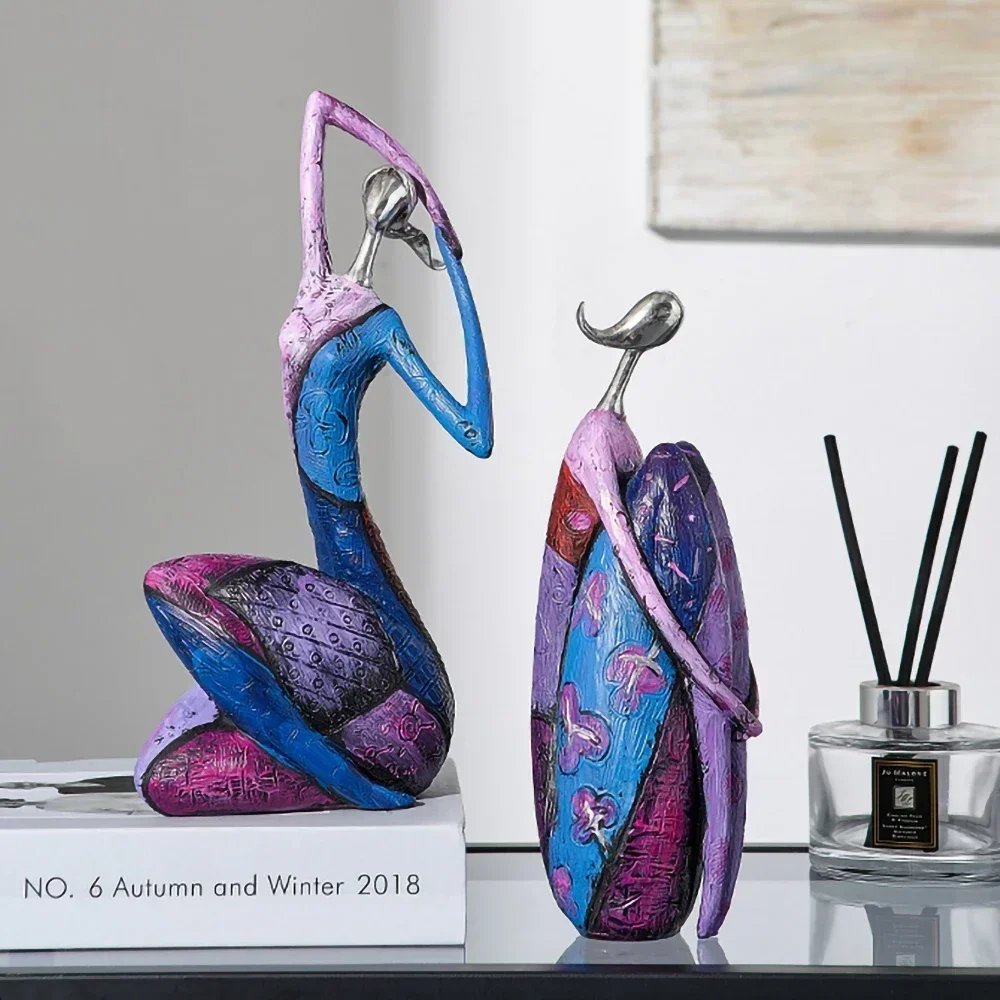 

Абстрактная фигурка, статуя для украшения дома, статуэтка современного искусства, аксессуары для украшения стола, эстетический декор гостиной