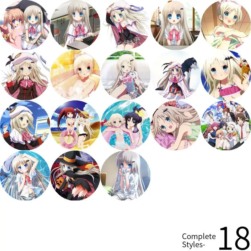 Noumi Kudryavka Game Anime Character Badge Brooch anchor Peripherals Pin Gift For Friend 75mm Decoration Customize Personalized