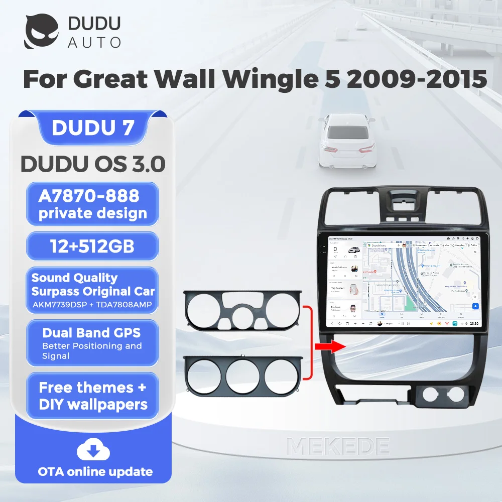 DUDU7 A7870 10.36'' 2Din Android 13 All In One Car Radio For Great Wall Wingle 5 2009-2015