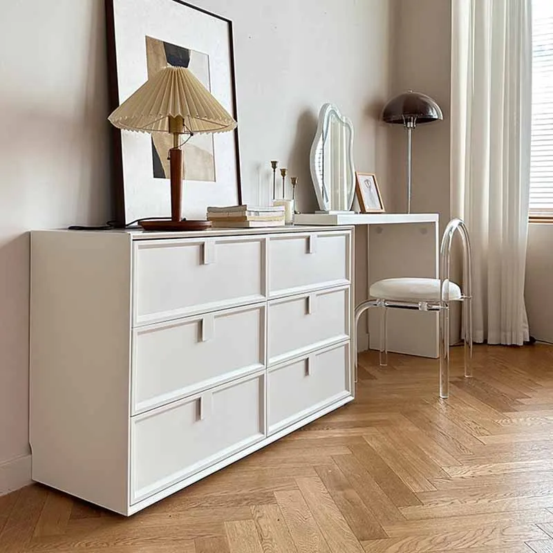 Nordic Drawer Integrated Dresser Modern Corner French Organizer Makeup Vanity Bedroom Design Unique Penteadeira Furniture Home