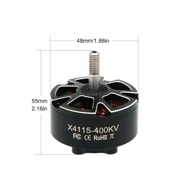 

M09K X4115 400KV Brushless Motor 3-8S Drone Motor For RC Multirotor Quadcopter FPV Freestyle Drone Parts