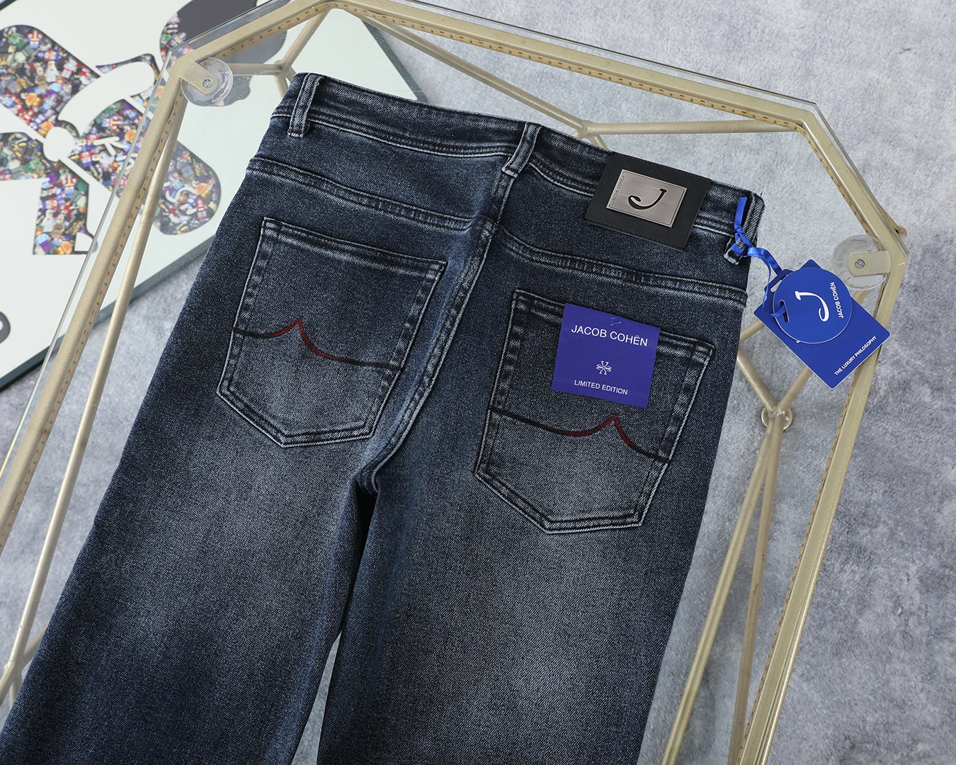 

2025Jeans Thin Cotton Men 2025 Spring Summer New Casual Breathable Comfort Button Big Size 30-40Long Pants