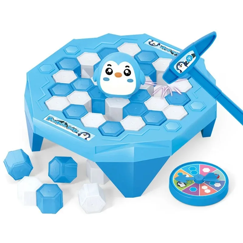 Mini Ice Breaking Penguin Saves Little Penguin Ice Knocking Game Children's Desktop Interactive Competition Parent Child Toys view 4