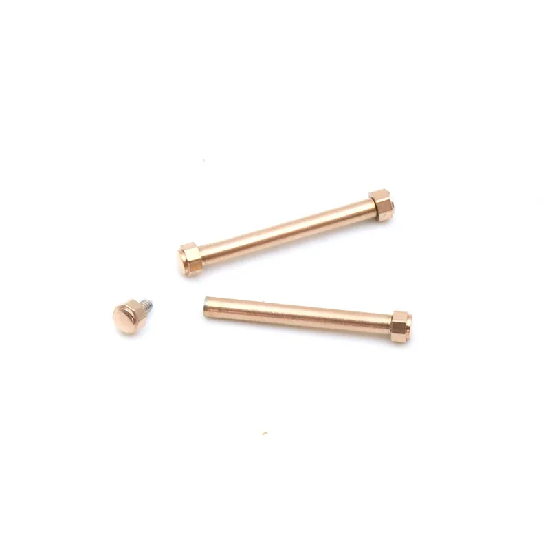 Watch Strap Screw Rod Octagonal Gold Silver Rose gold Length 18mm Accessories For MK Repairs Part Tools