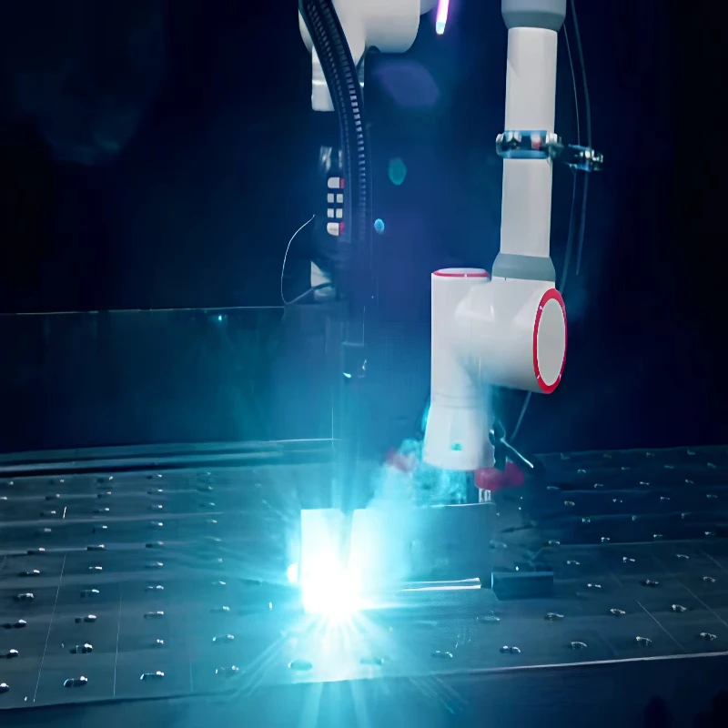 Spot Welding Robot 1 Year Warranty PLC Controlled Motor Gearbox Production Line Robot Handle Welding Positioner CE
