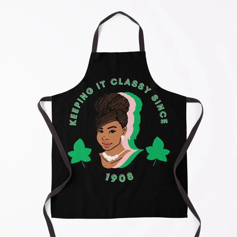 Keeping it classy since 1908 Apron Chef Uniform Woman Teacher Chef Accessory Waterproof Apron