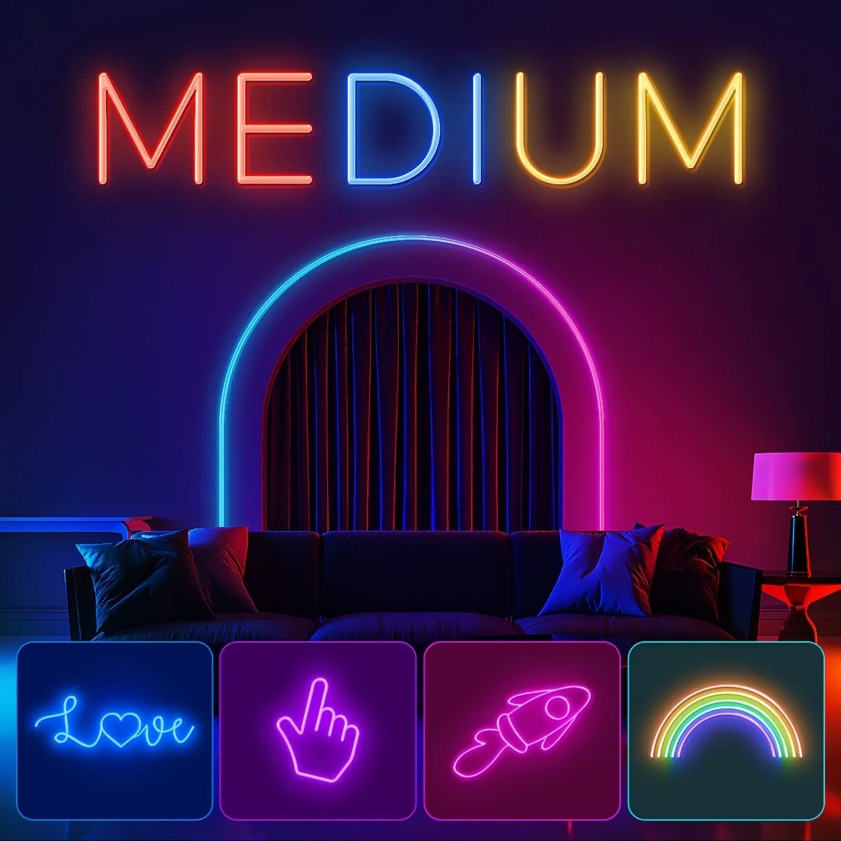 RGB Neon LED Strip 1/2/3/5M IP65 Waterproof DIY USB Neon Strip Tuya App Remote Control Flexible Ribbon for Home Decor Lighting
