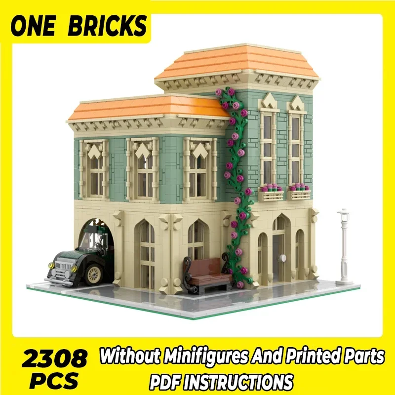 Moc Building Blocks  Post Office And Delivery Car Technical Bricks DIY Assembly Construction Toys For Childr Holiday Gifts