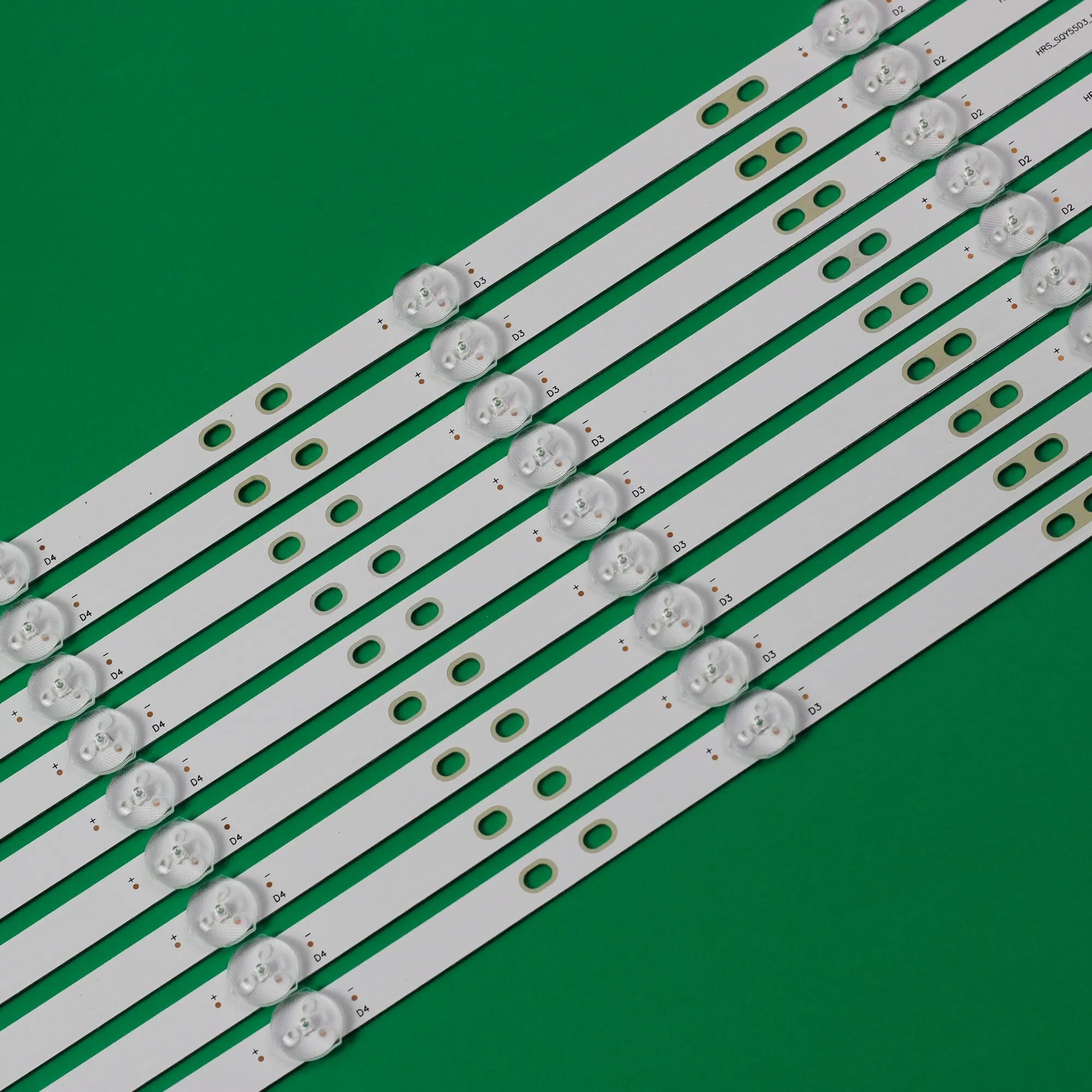 LED Strip Backlight สําหรับ K55DLY8US KS5500SM4K HRS_SQY55D3_5X9_2W_MCPCB 12mm_V1 PLED5544U HV550QUB-F5A RCA RNSMU5545 AE0110490