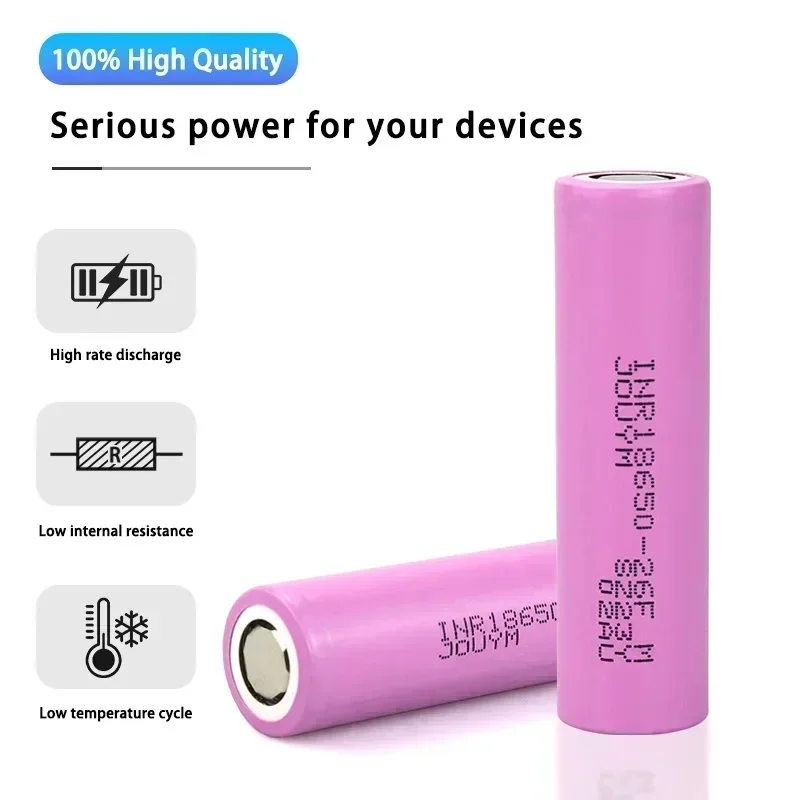 

40pcs/lot 3.7V 2600mAh Original 18650 rechargeable li-ion Battery For INR18650-26F M ICR18650 26F 2600 mAH batteries