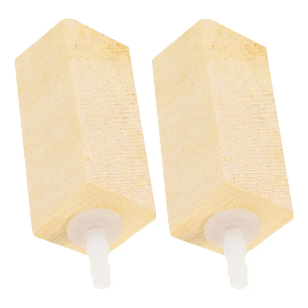 

2 pcs Protein Air Stones Protein Skimmer Wood Bubbler Bubble Diffuser Aerator Fish Tank Aquarium Hydroponics Tool