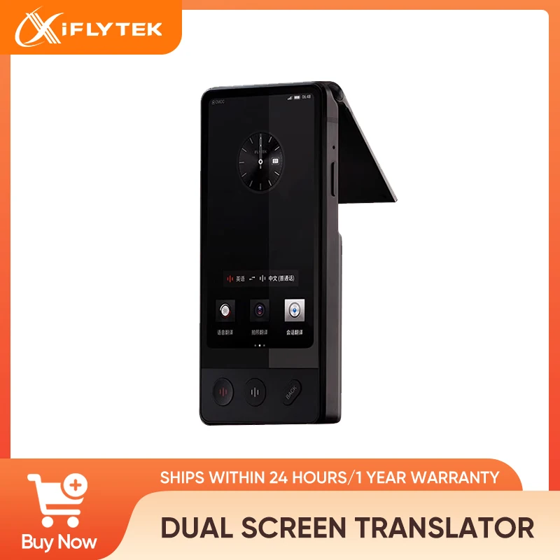 iFLYTEK Dual-Screen Translator 2.0 Multilingual Offline