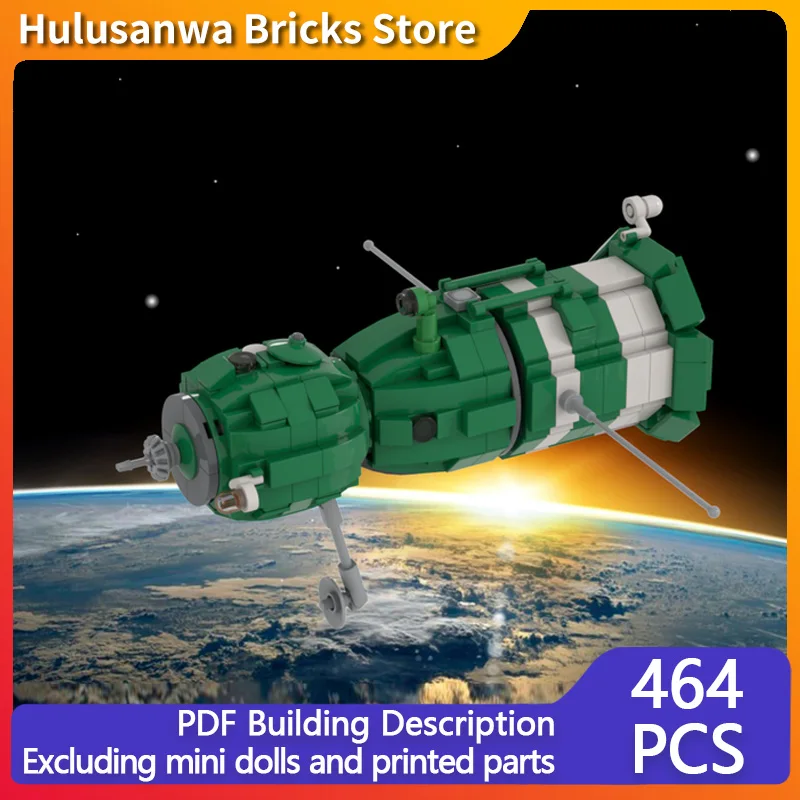 

Конструктор 7K-T: Модель пилотируемого космического корабля MOC, Военная техника, Модульные технологичные подарки, Набор для сборки, Детские игрушки