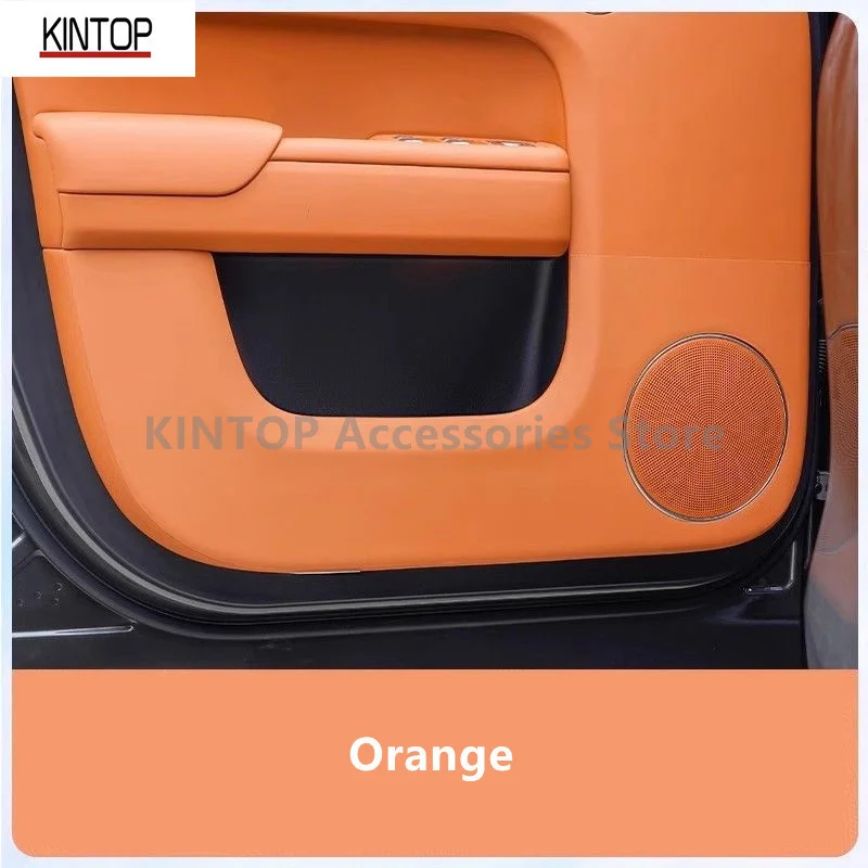 For LI AUTO LIXIANG L8/L9 22-23 Door Anti-kick Sticker Modified Leather Interior Protection Pad Anti Scratch And Protection