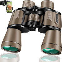 20x50 High Power Binoculars for Adults with Smartphone Adapter HD Professional Compact Binocular for Bird Watching Hiking Travel