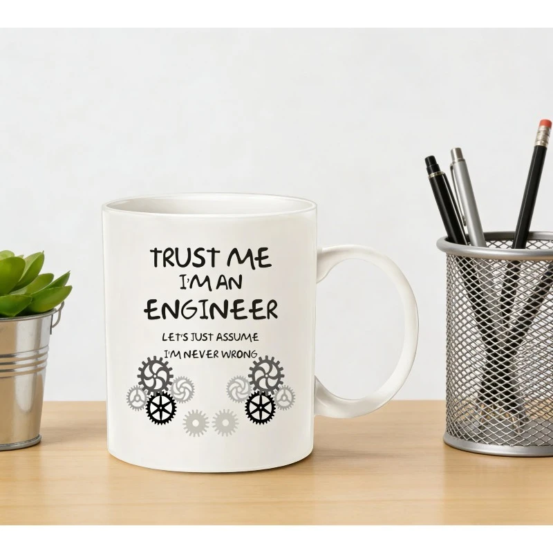 Funny Engineer Mug …