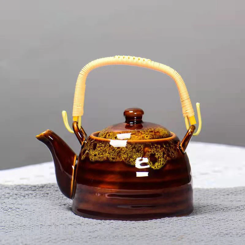 Creative Kiln Transformed Chinese Teapot 900ml Puer Tea Pot Set Heated Kettle Teaware Teapots Cup Mug Service Ceremony Clay Bar