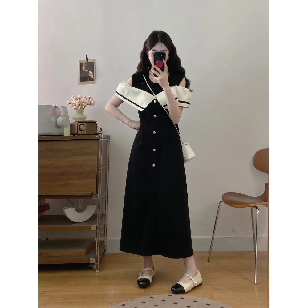 

Elegant Spliced patchwork Vintage O-neck Chic Slim Dresses Evening High Street Plus Size women clothing