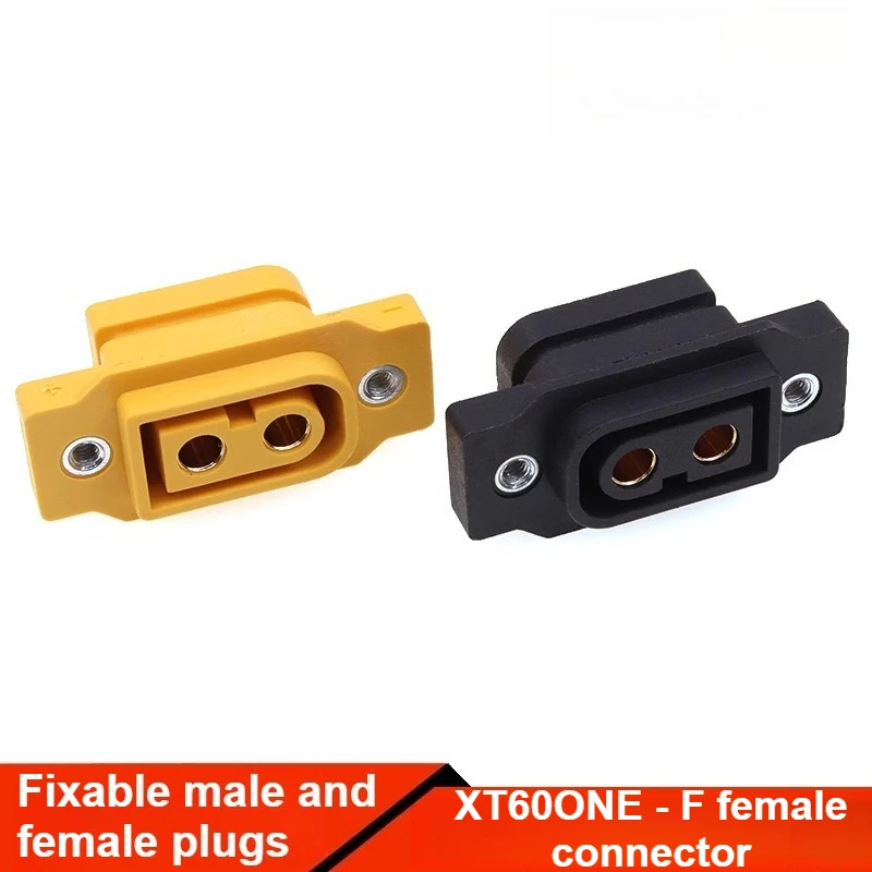 XT60NE-F المقابس الثابتة للذكور والإناث مطلية بالذهب عالية الحالية نموذج طائرة ESC شحن موصل قابس الطاقة