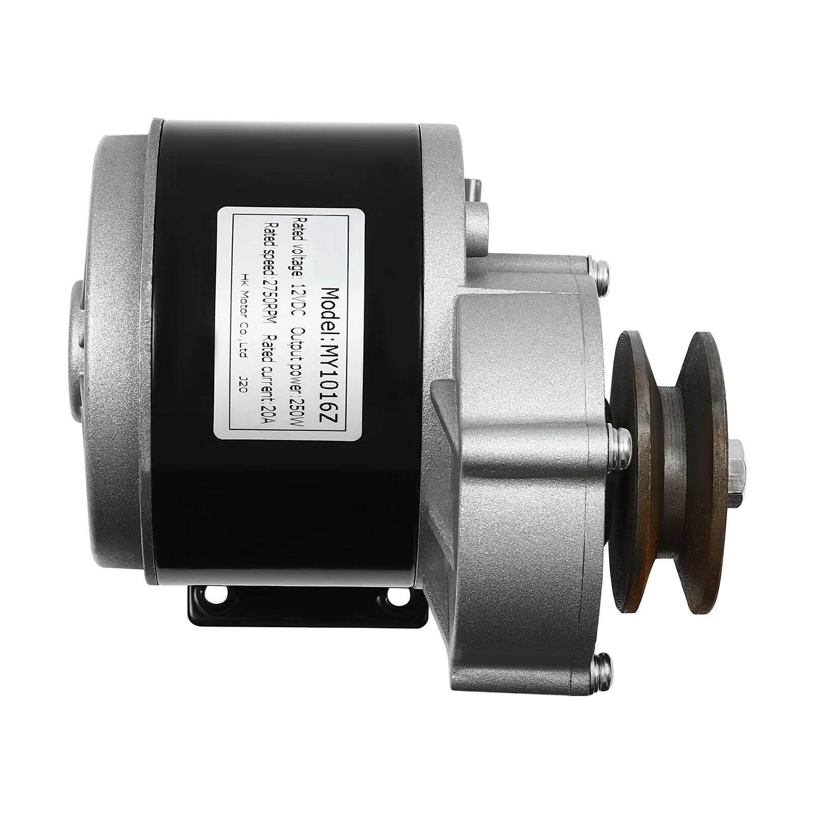 نحى ترس المحرك تخفيض محرك كهربائي تروس المحرك ث/حزام بكرة 12VDC 250W