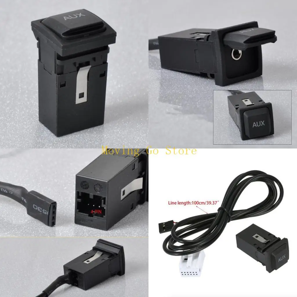 B5XD автомобильный кабельный адаптер выключатель Aux Cable Paneling Paneling для VW1 Golf R MK6 MK5 RCD310