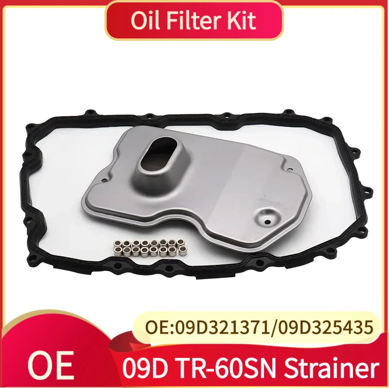 09D TR-60SN Automatic Transmission Oil Filter Kit 09D325435 Auto Spare Parts Replacement