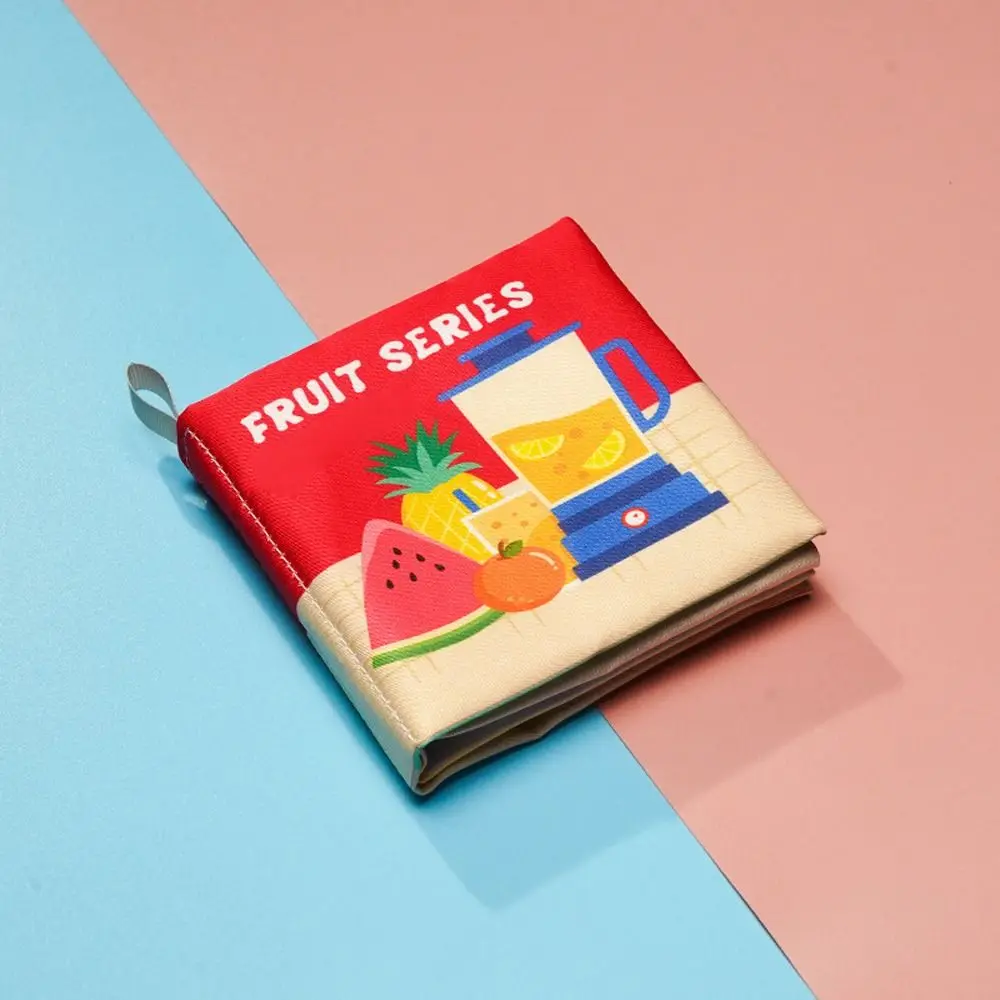 

Cartoon PET Baby Cloth Book Fruit Sound Paper Infant Quiet Book Traffic Colorful Kids Gift