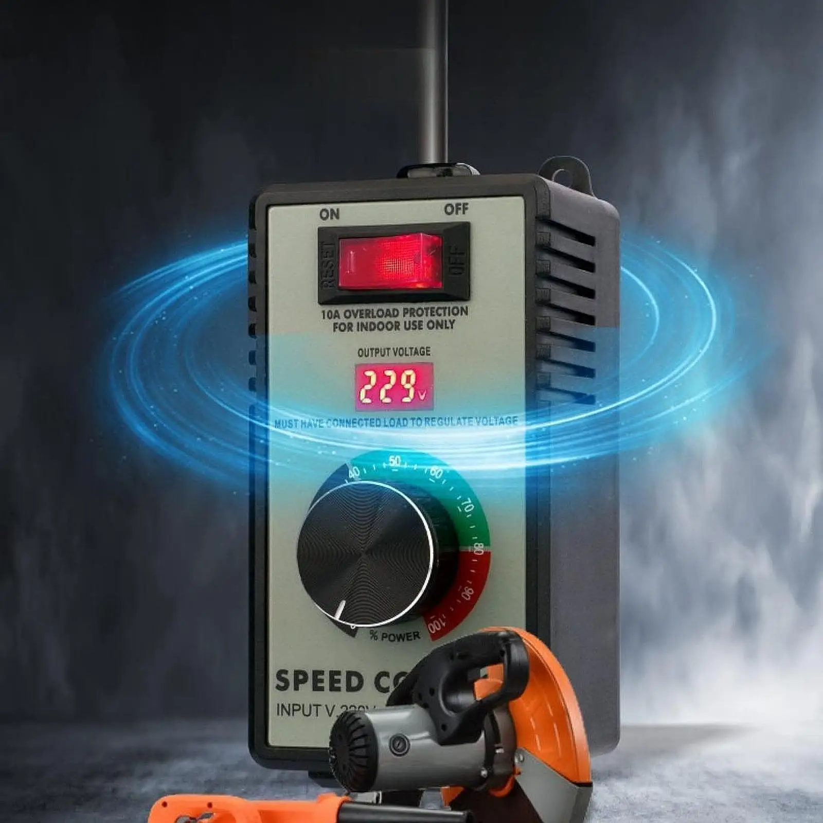 Variable Speed Controller Motor Speed Adjuster Electric Switch for Hand Drill Angle Grinder PP Material